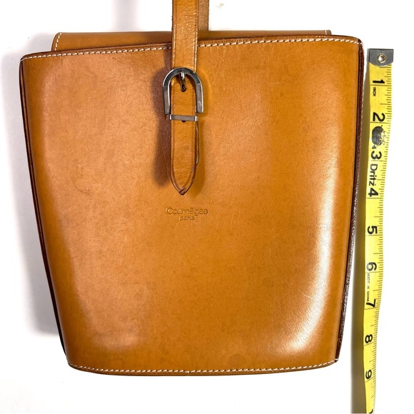 Vintage Courreges Leather Handbag Purse - Picture 12 of 15